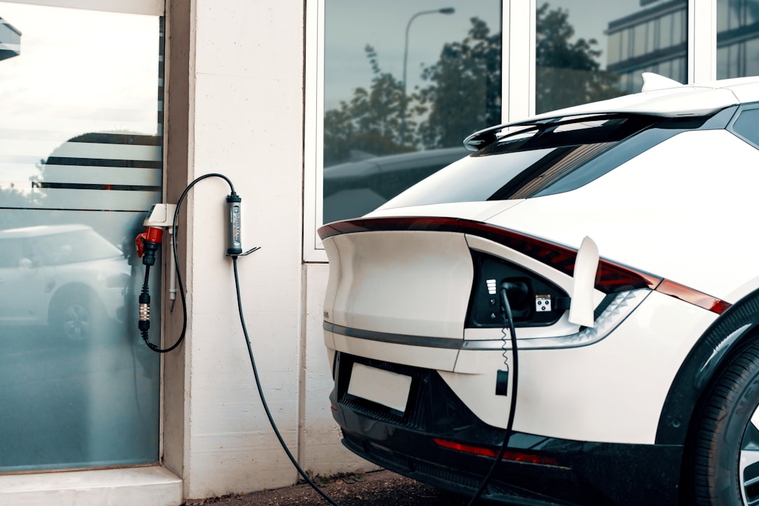 Portable charging station installed with a wallbracket.